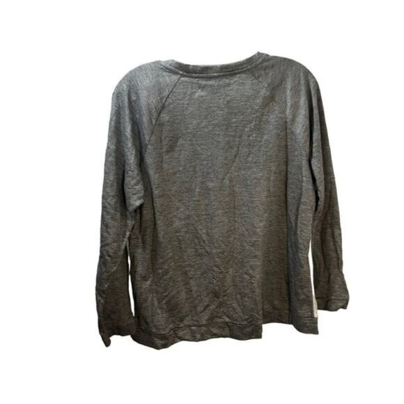 NEW Adrienne Vittadini Lace Bodice Pullover‎ Long Sleeve Tee Shirt Large - Picture 3 of 3